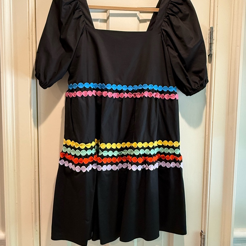 CROSBY Colorful RicRac Dress